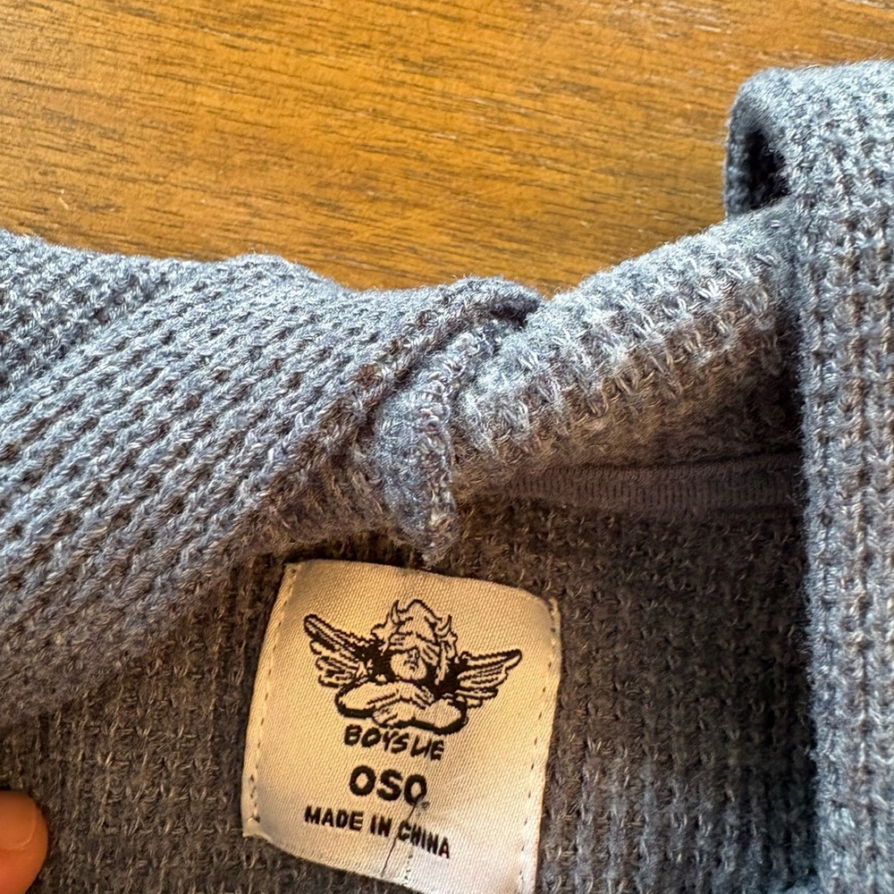 Boys Lie thermal hoodie OS - Picture 4 of 6
